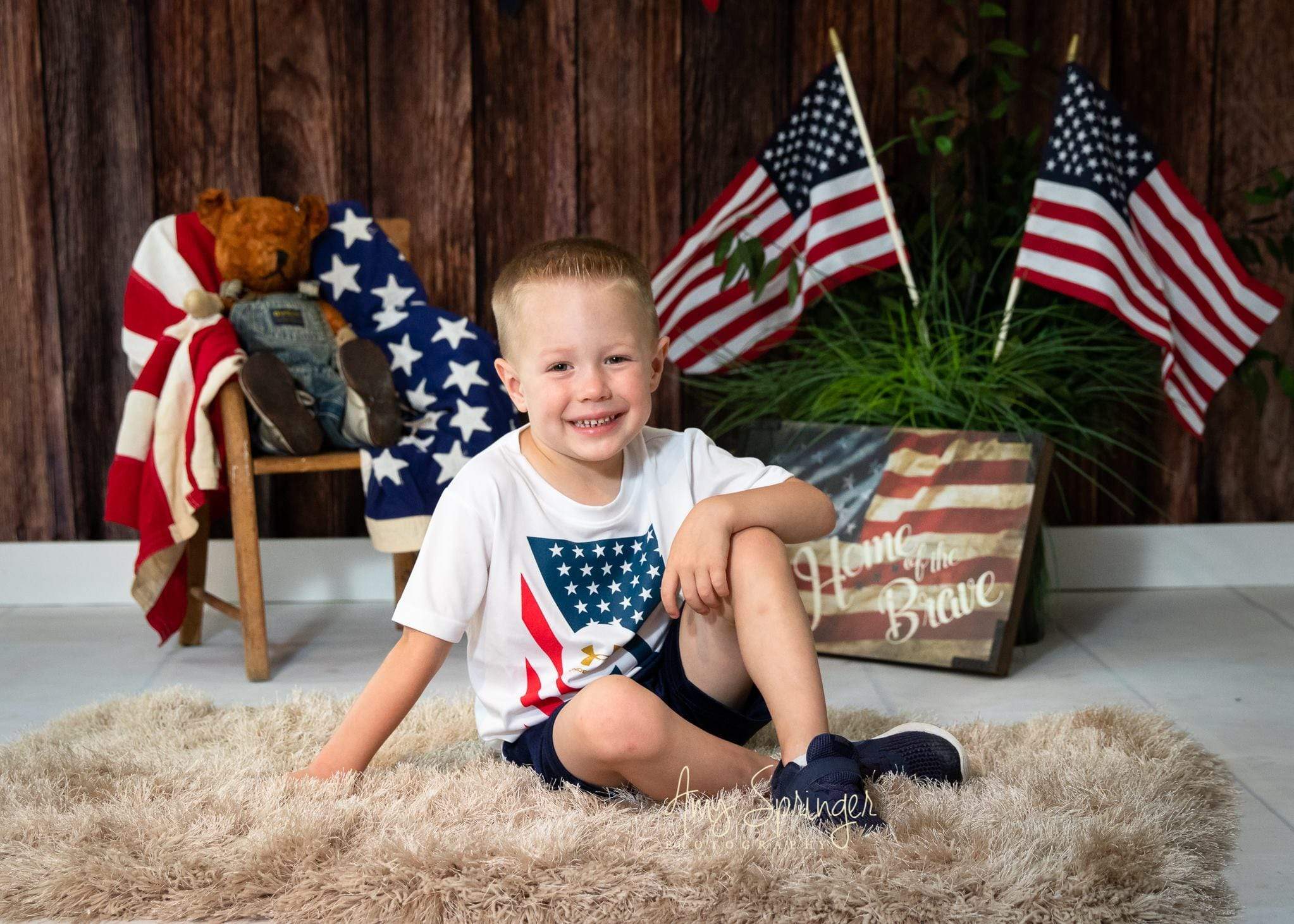 Kate Dark Wooden Backdrop For Children Picture - Kate Backdrop AU