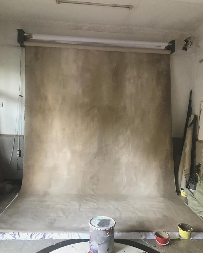 Kate Abstract Texture Earth Brown Color Spray Painted Backdrop - katebackdrop AU