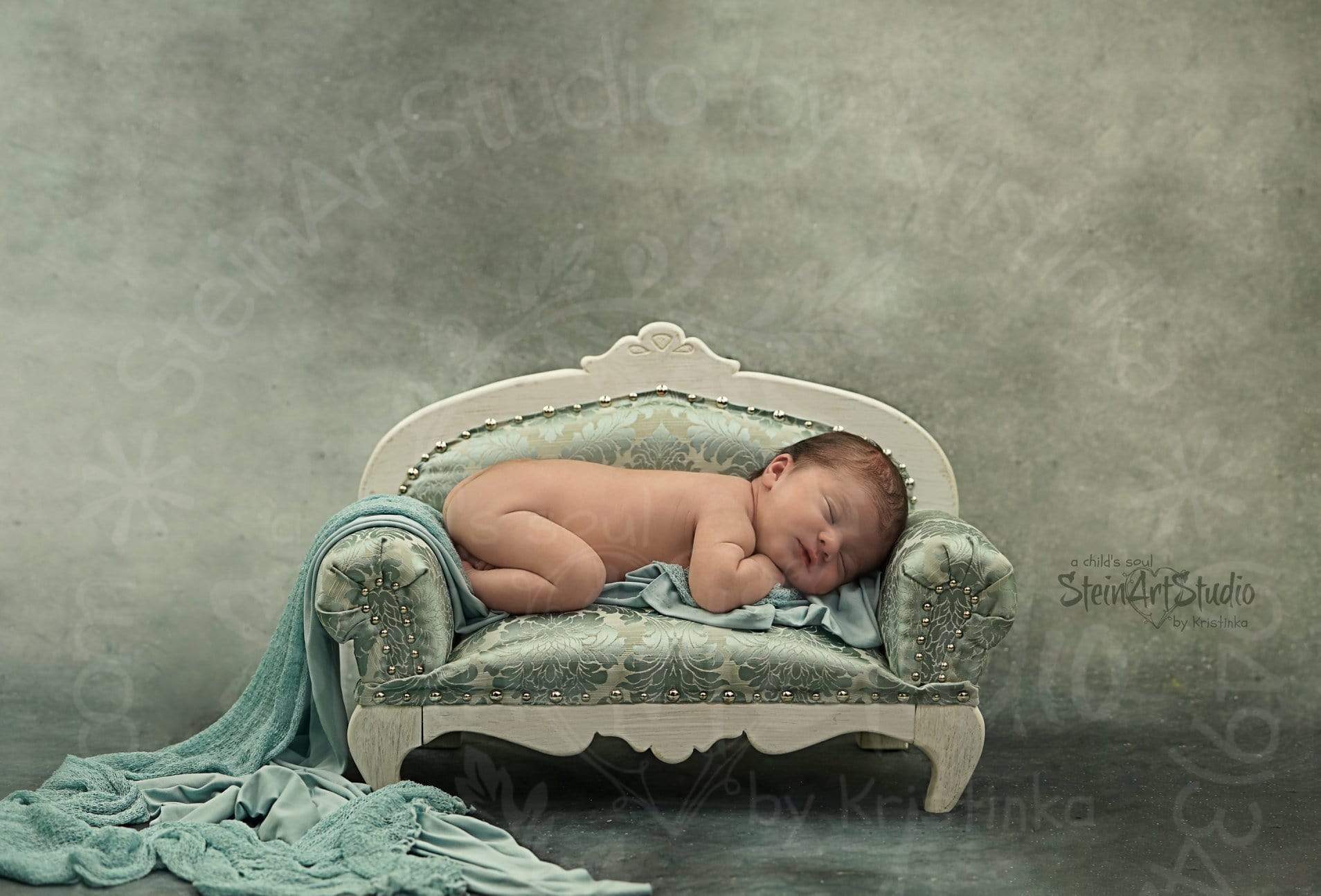 Kate Grey Green Abstract Texture Gradient Backdrop for photography - Kate Backdrop AU