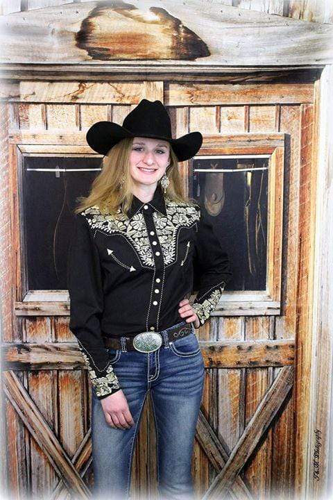 Kate Tack Barn Spring Backdrop for Photography designed by Arica Kirby - Kate Backdrop AU