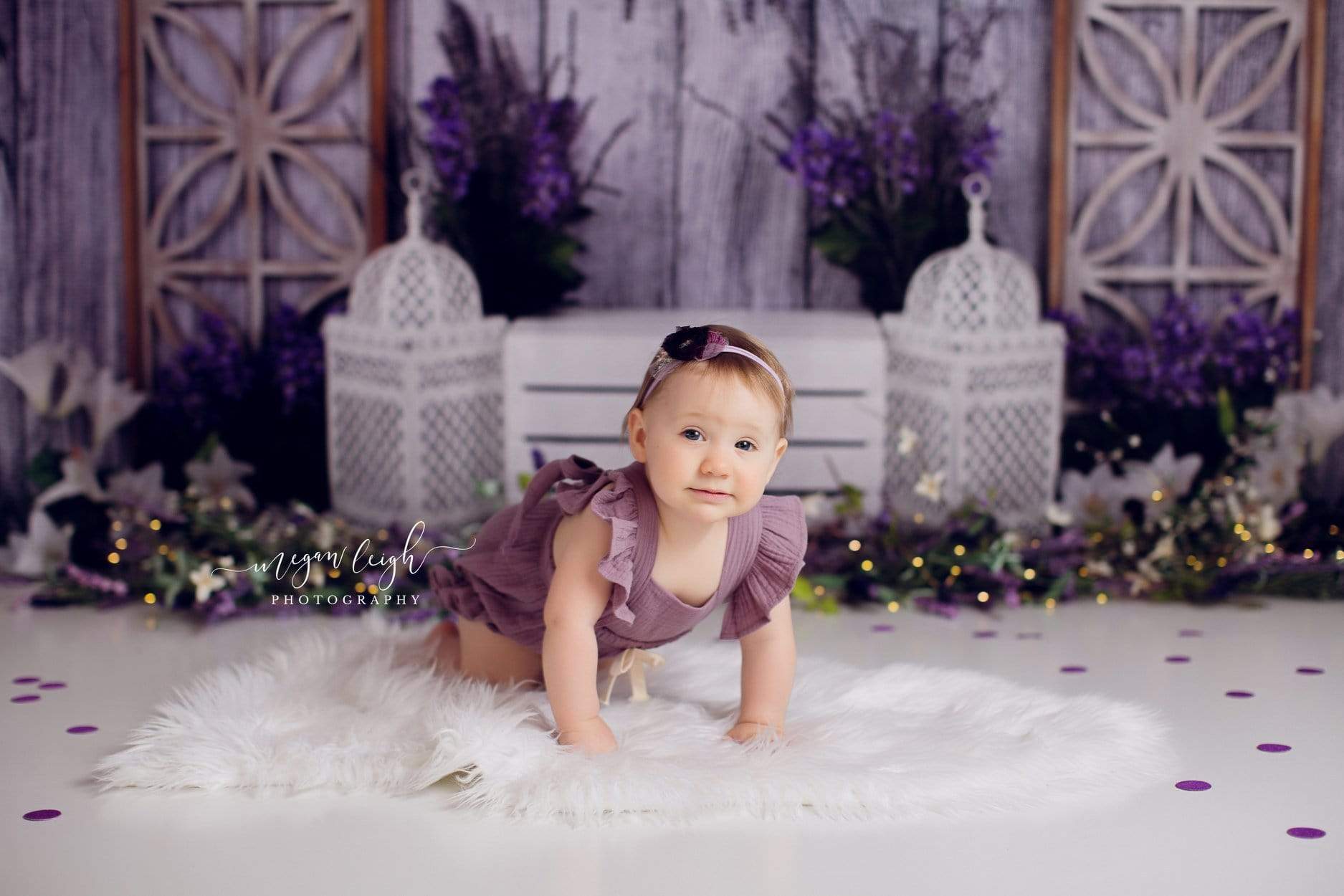 Kate Peaceful Lavender Backdrop for Easter/Spring - Kate Backdrop AU
