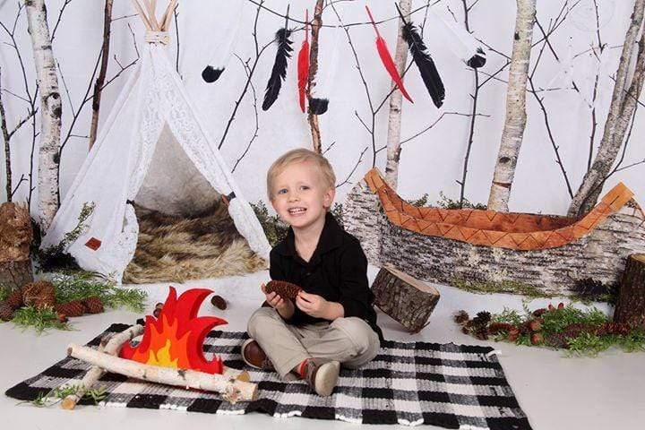 Kate Children Blissfully Birchbark Backdrop for Photography designed by Arica Kirby - Kate Backdrop AU