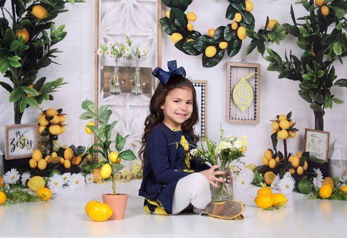 Kate Lemon Be Zesty Spring Backdrop - Kate Backdrop AU