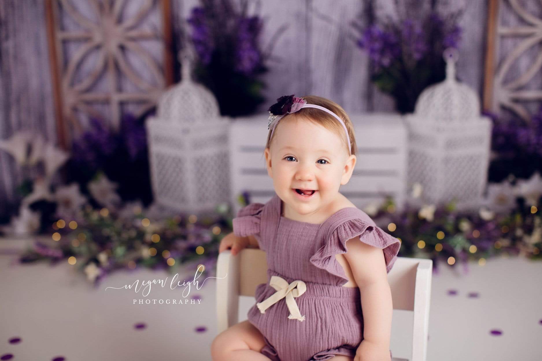 Kate Peaceful Lavender Backdrop for Easter/Spring - Kate Backdrop AU