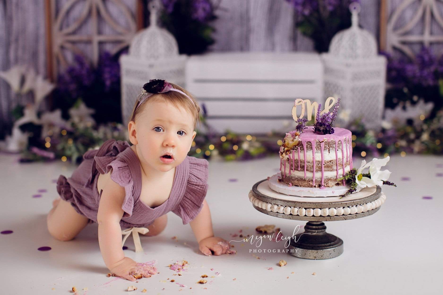 Kate Peaceful Lavender Backdrop for Easter/Spring - Kate Backdrop AU