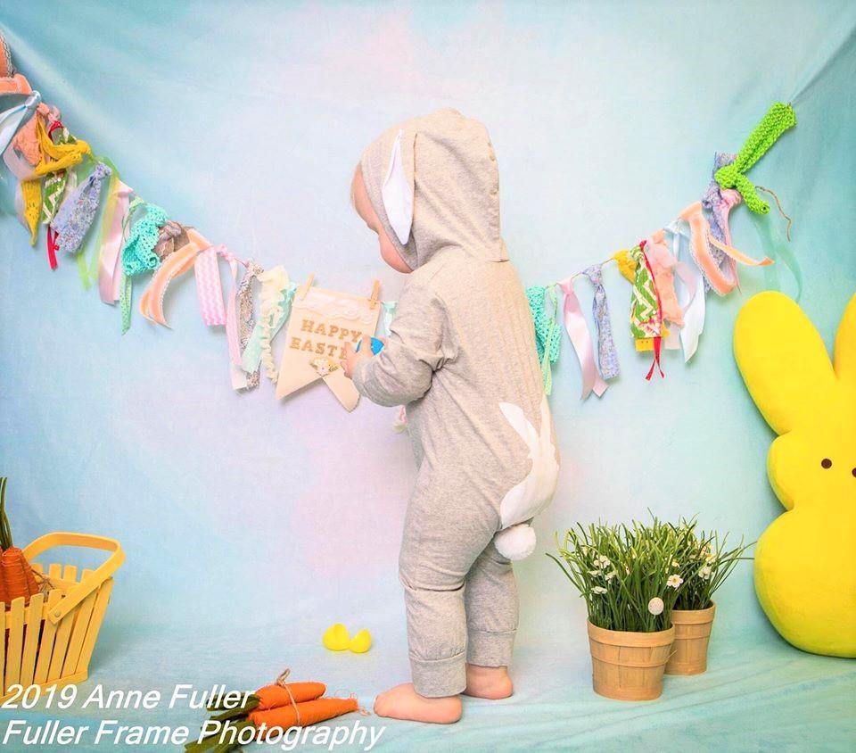 Kate Fine Art Watercolor Blend Blue Backdrop for Photography Designed by Veronika Gant - Kate Backdrop AU