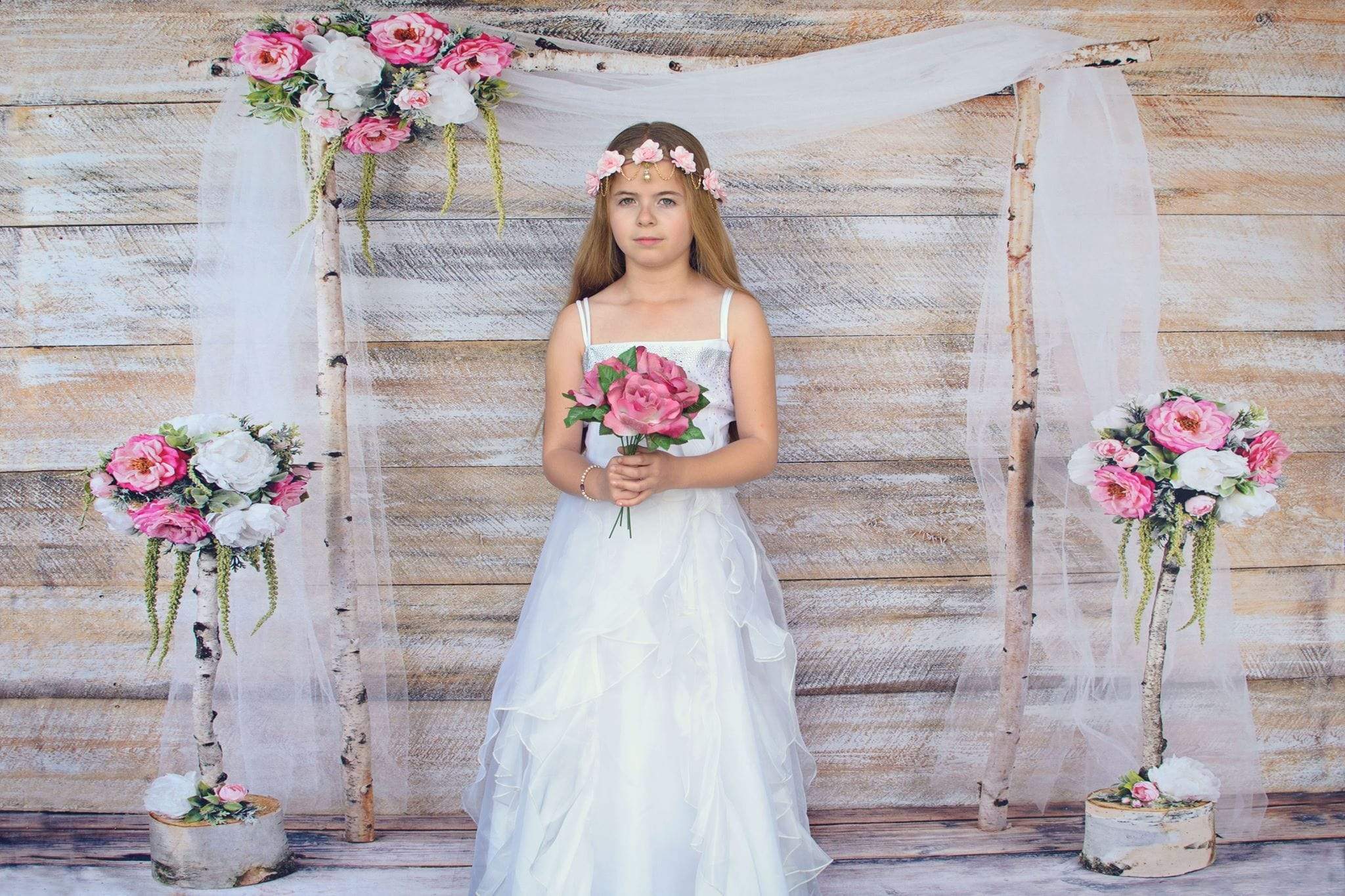 Kate Whimsical Birch Wedding Backdrop designed by Arica Kirby - Kate Backdrop AU