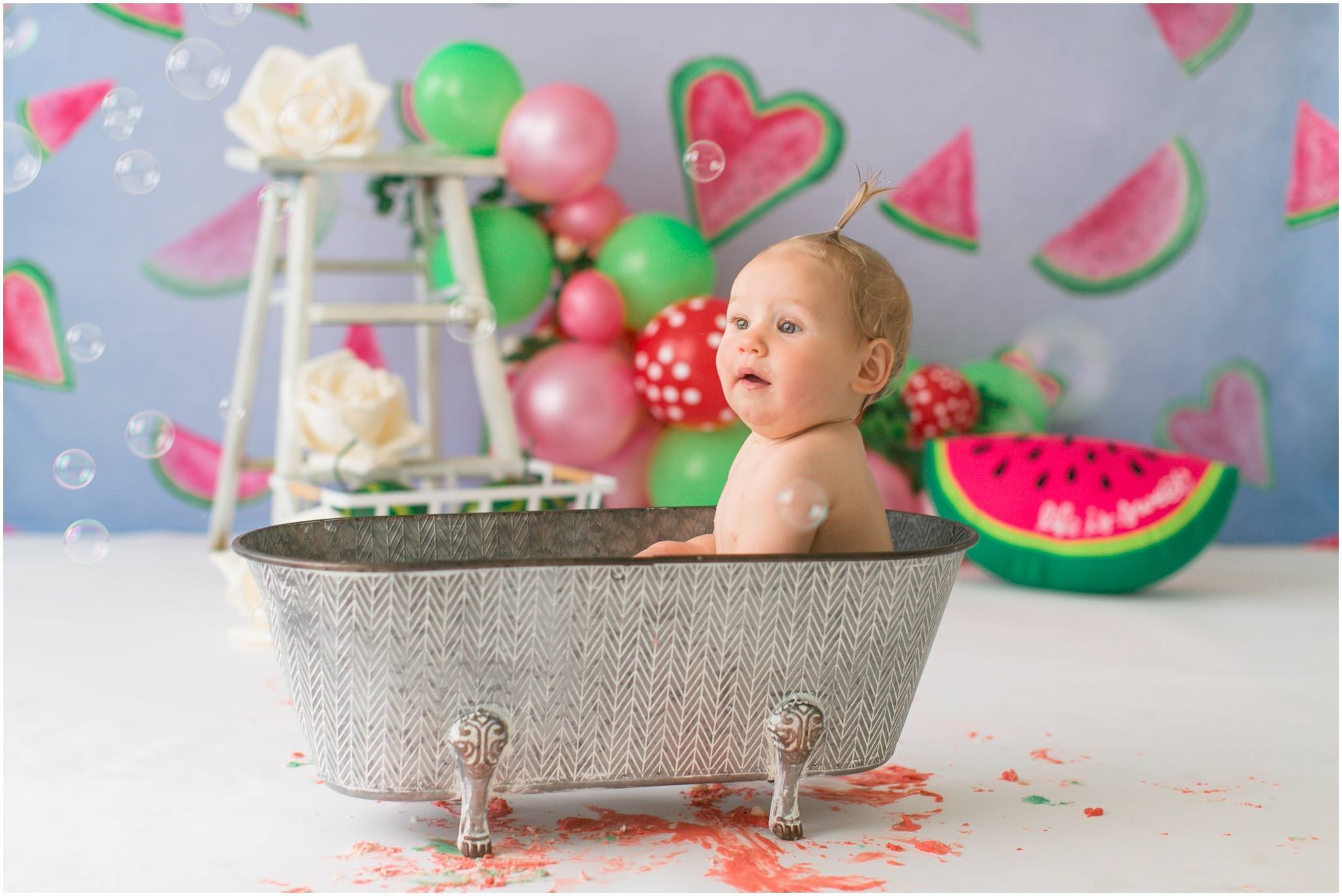 Kate Watermelon Faded Love Backdrop designed by Arica Kirby - Kate Backdrop AU