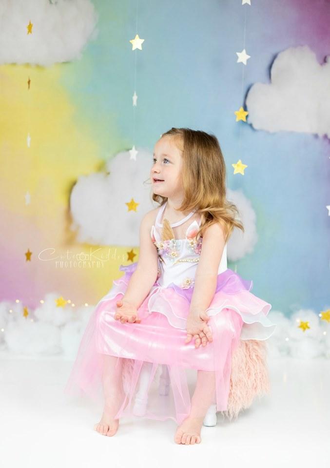 Kate Fantasy Background with Clouds Backdrop for Photography Designed by Megan Leigh Photography - Kate Backdrop AU
