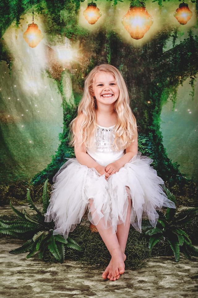 Kate Spirit Fairy Tree House Forest Children Backdrop for Photography Designed by JFCC - Kate Backdrop AU