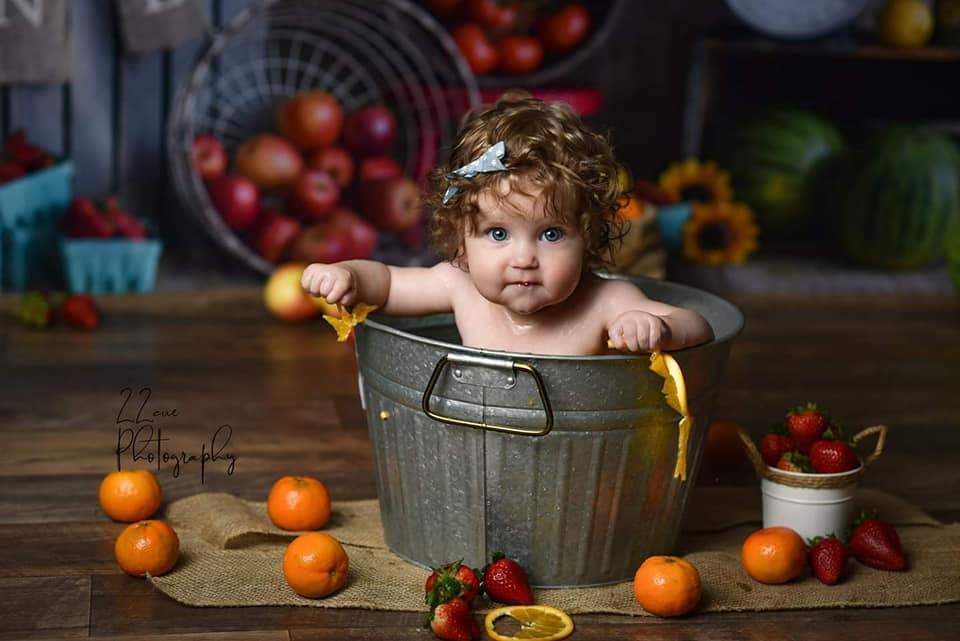 Kate Summer Farmers Market Backdrop for Photography Designed by Danette Kay Photography - Kate Backdrop AU