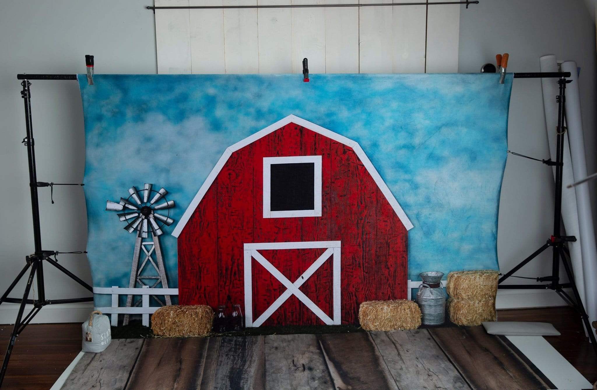 Kate Barnyard Fun Children Summer Backdrops Designed by Arica Kirby - Kate Backdrop AU