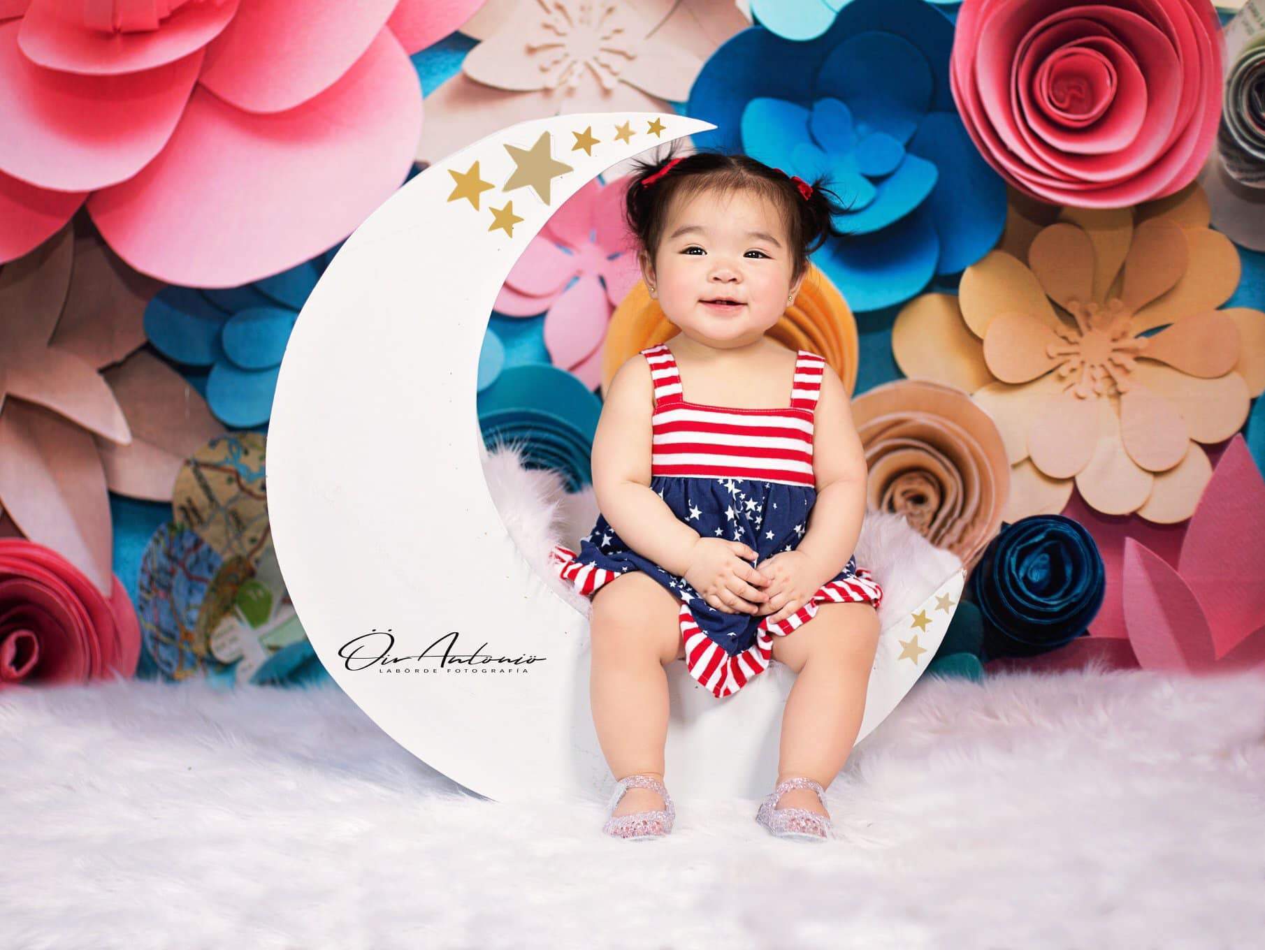 Kate Colored 3D Flower Backdrop Diy Floral Background - Kate Backdrop AU