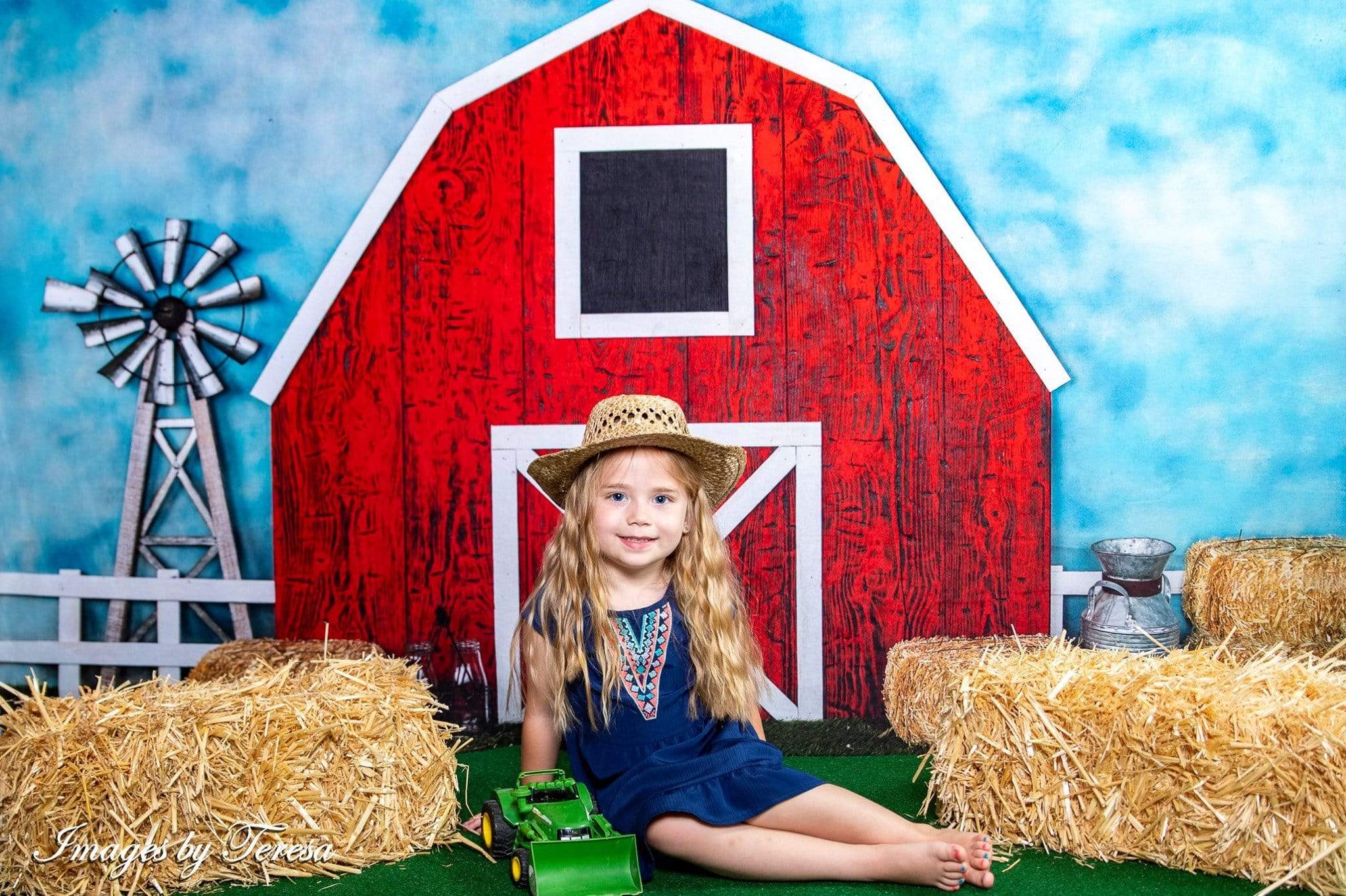 Kate Barnyard Fun Children Summer Backdrops Designed by Arica Kirby - Kate Backdrop AU