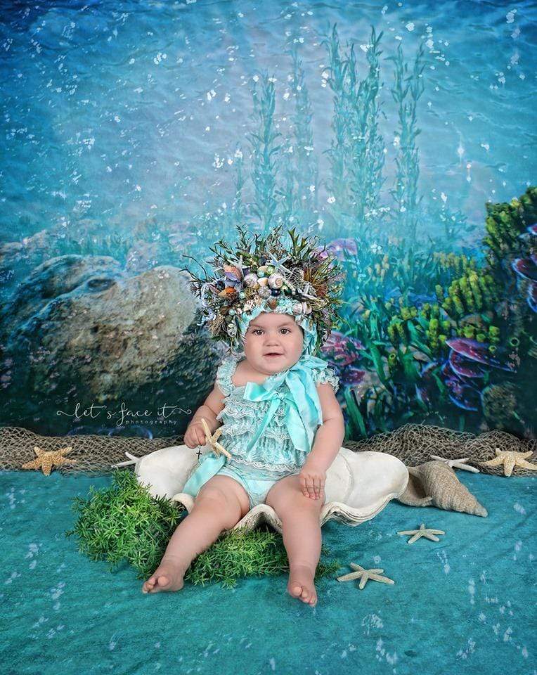Kate Sweet summer Underwater world Backdrop for Photography - Kate Backdrop AU