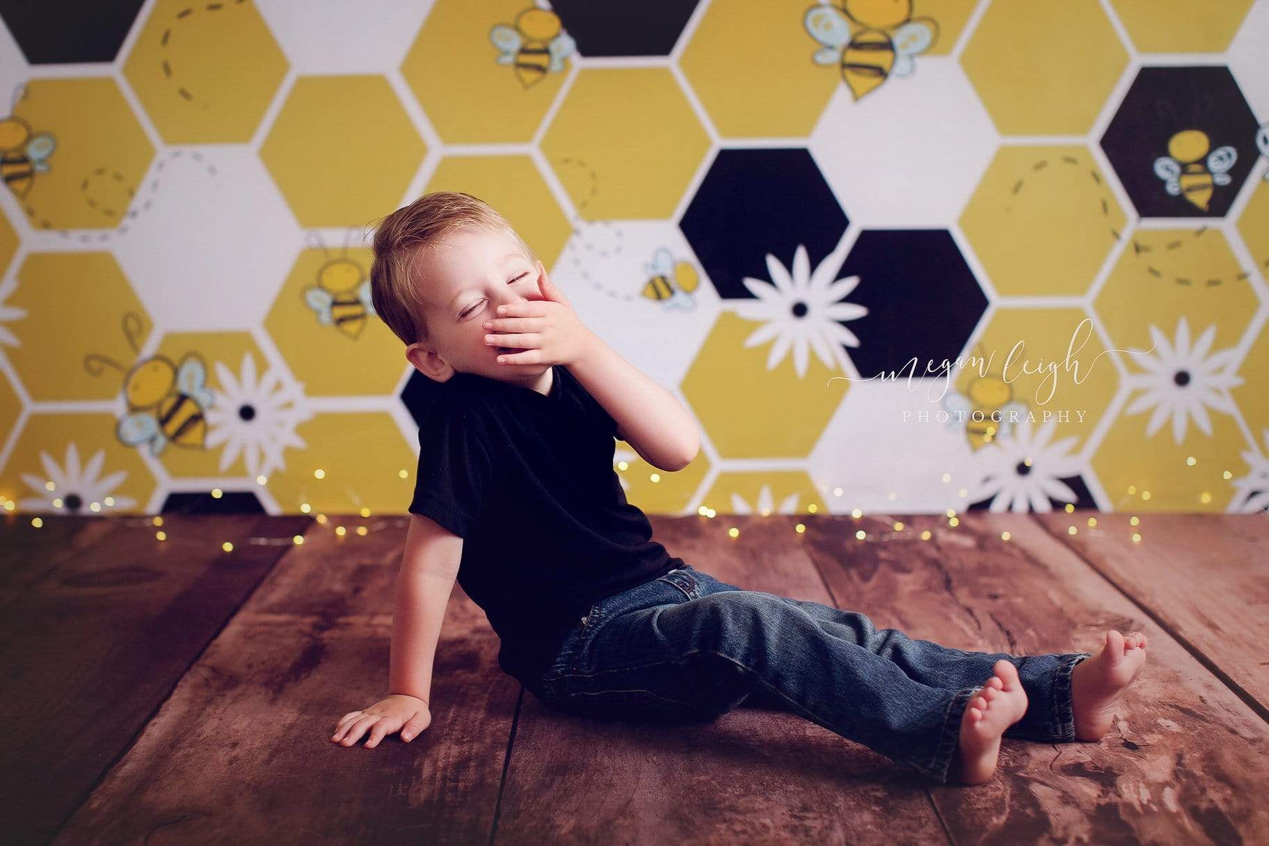 Kate Bumble Bee Summer Backdrop for Photography Designed by Megan Leigh Photography - Kate Backdrop AU