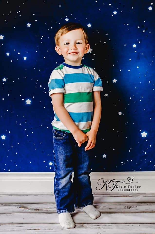 Kate Blue night Sky Star Backdrop Photography backgrounds - Kate Backdrop AU
