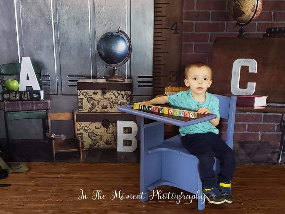 Kate Back to School Backdrop for Photography Designed By Erin Larkins - Kate Backdrop AU