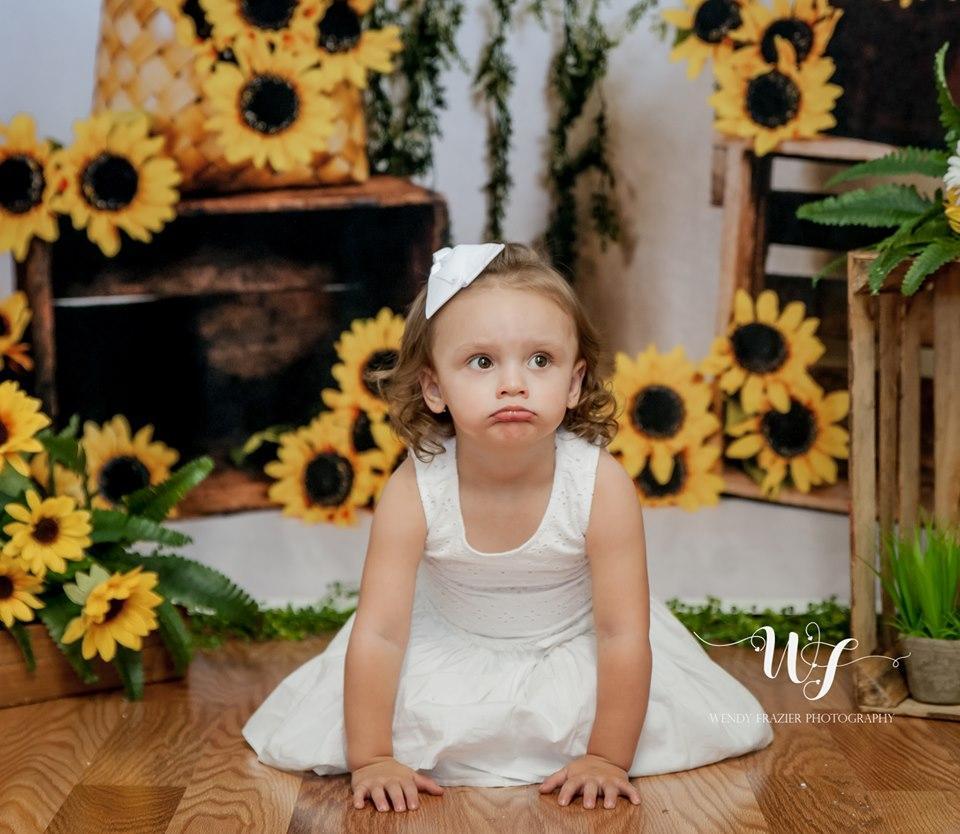 Kate Sunflower Summer Backdrop for Photography Designed by Keerstan Jessop - Kate Backdrop AU