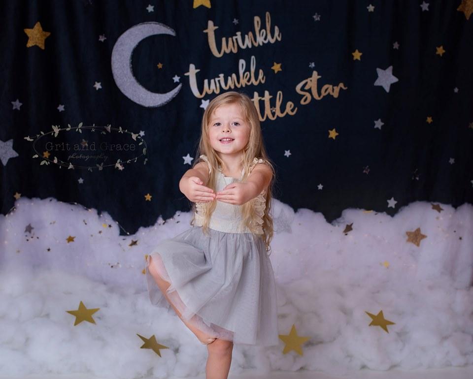 Kate Twinkle Stars Backdrop for Photography Designed By Erin Larkins - Kate Backdrop AU