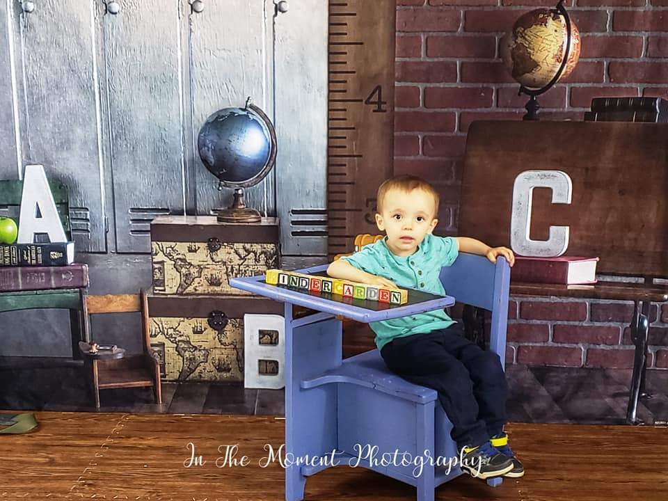 Kate Back to School Backdrop for Photography Designed By Erin Larkins - Kate Backdrop AU