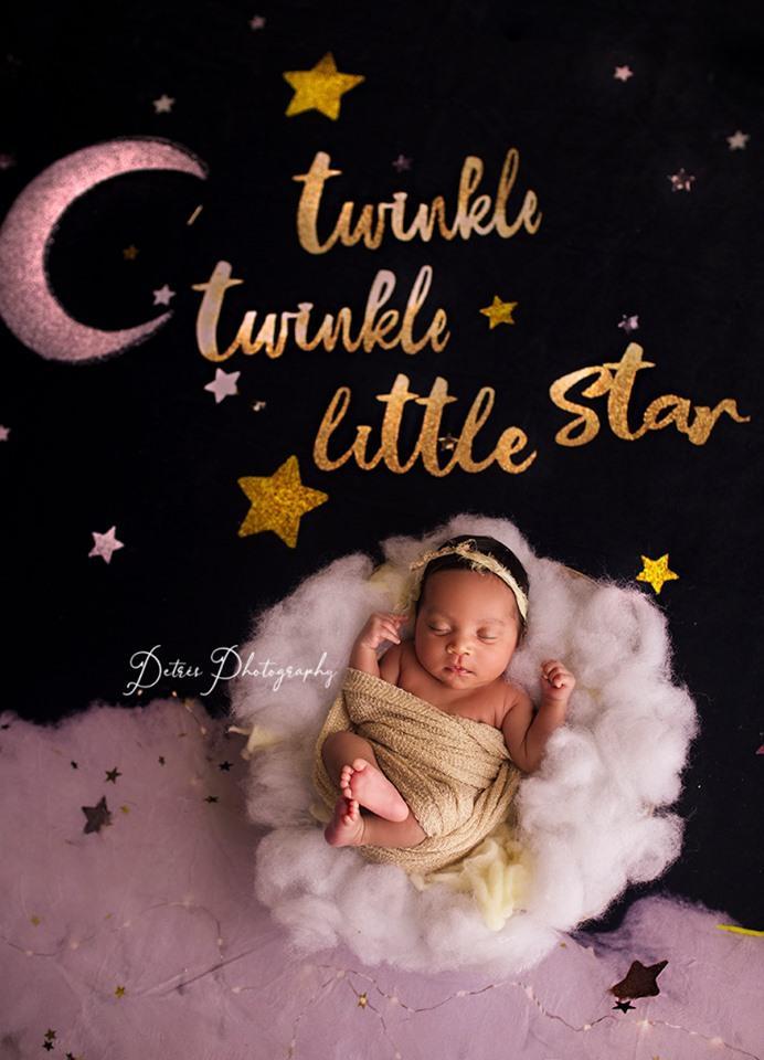 Kate Twinkle Stars Backdrop for Photography Designed By Erin Larkins - Kate Backdrop AU