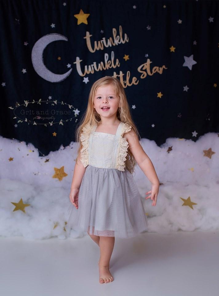 Kate Twinkle Stars Backdrop for Photography Designed By Erin Larkins - Kate Backdrop AU