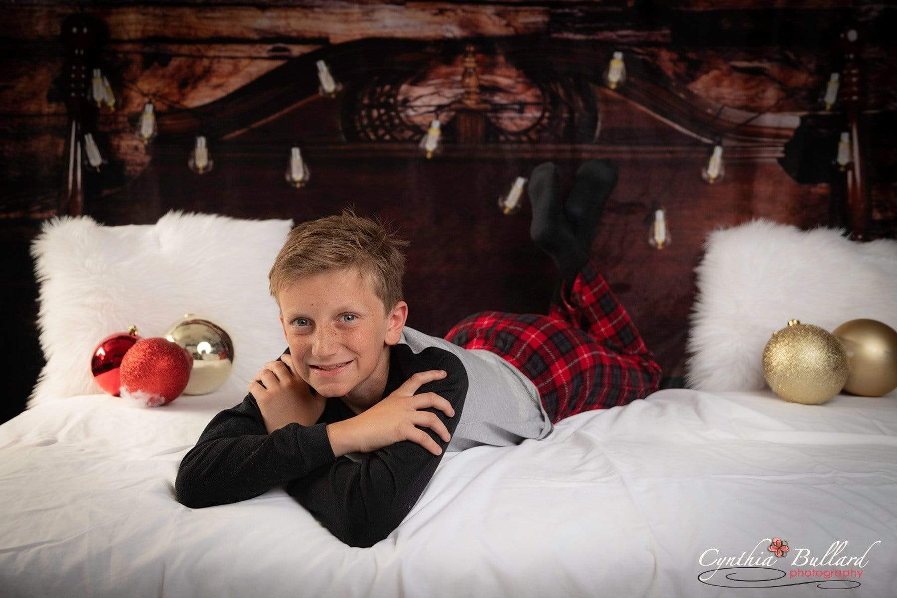 Kate Christmas Wood Wall Headboard Backdrop designed by Arica Kirby - Kate Backdrop AU