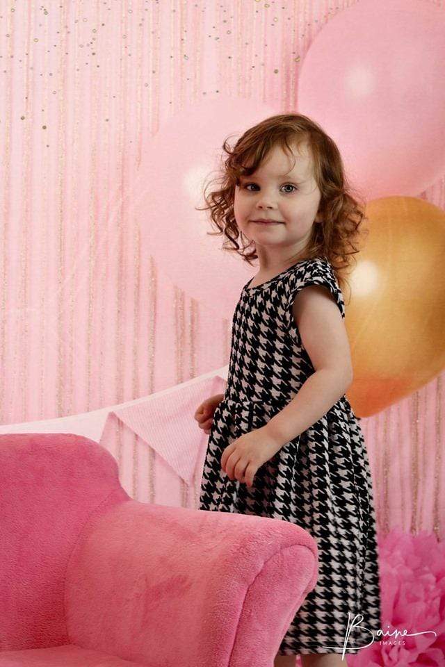 Kate Pink and Gold Birthday Glitter Backdrop for Photography - Kate Backdrop AU