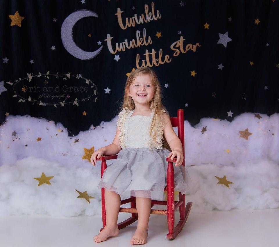 Kate Twinkle Stars Backdrop for Photography Designed By Erin Larkins - Kate Backdrop AU