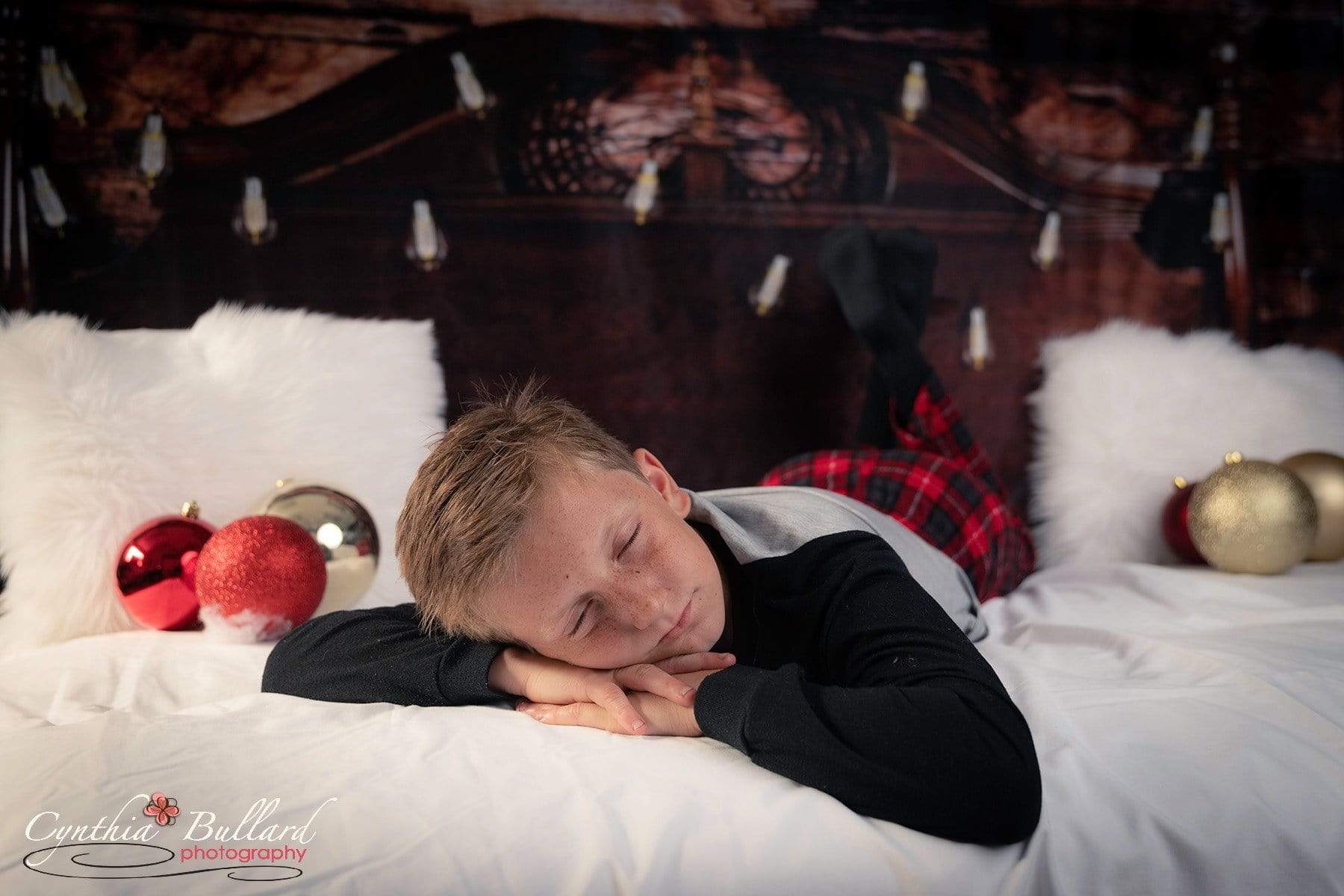 Kate Christmas Wood Wall Headboard Backdrop designed by Arica Kirby - Kate Backdrop AU