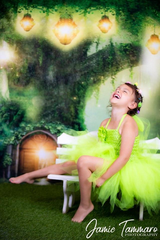 Kate Spirit Fairy Tree House Forest Children Backdrop for Photography Designed by JFCC - Kate Backdrop AU