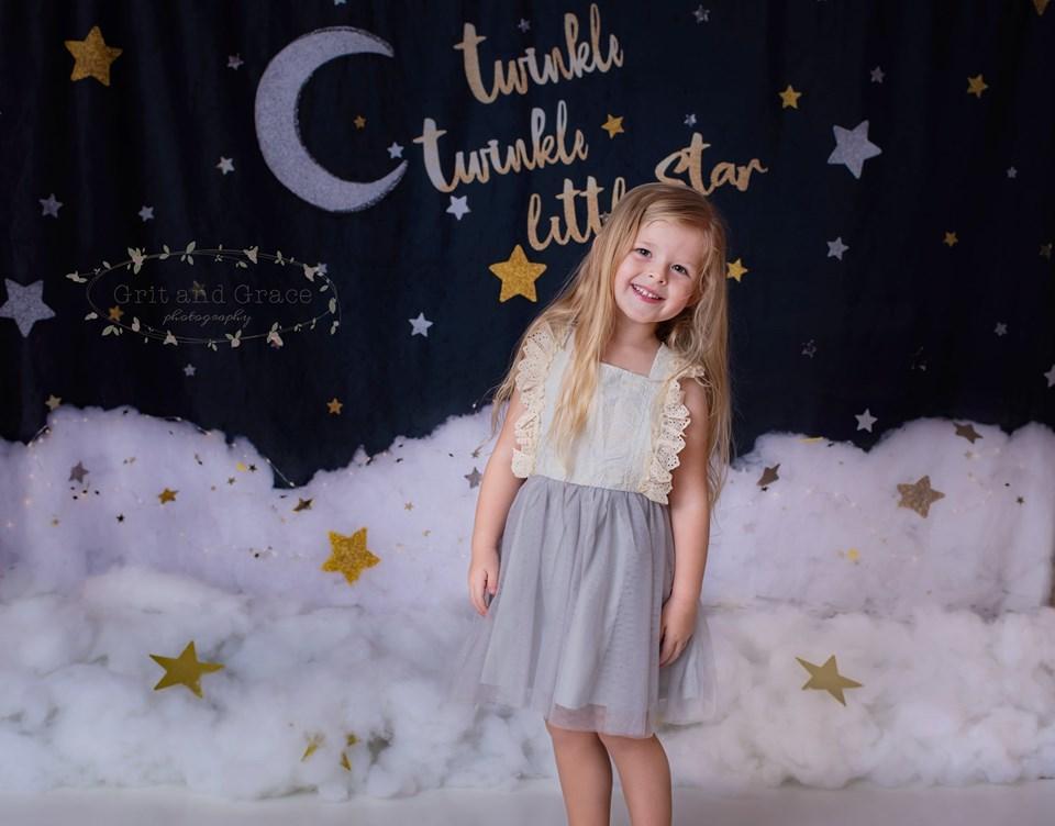 Kate Twinkle Stars Backdrop for Photography Designed By Erin Larkins - Kate Backdrop AU