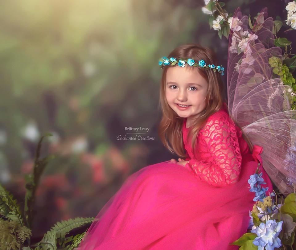 Kate Pink Floral Garden spring Backdrop for Photography Designed by Pine Park Collection - Kate Backdrop AU