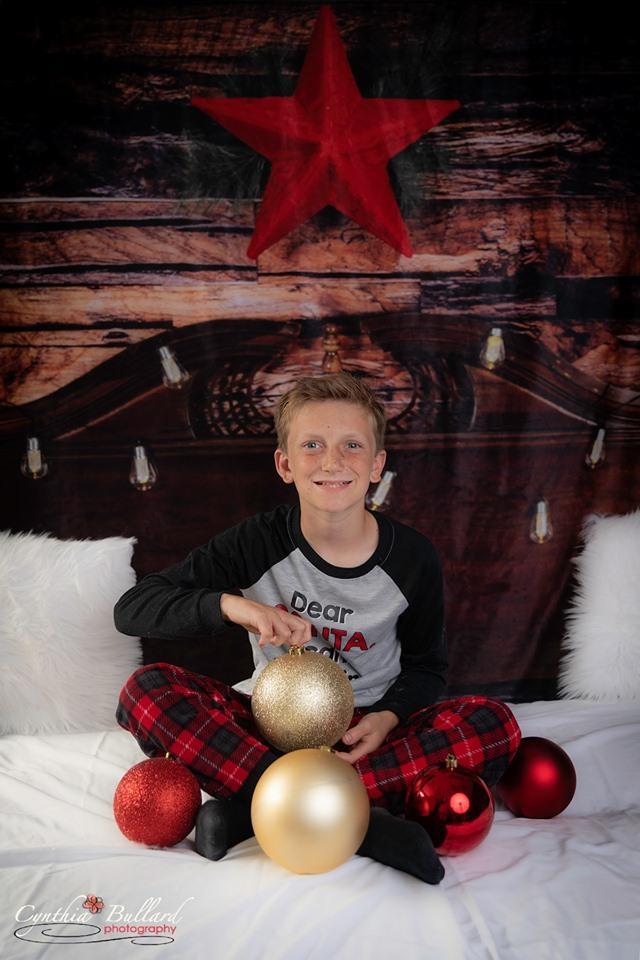 Kate Christmas Wood Wall Headboard Backdrop designed by Arica Kirby - Kate Backdrop AU