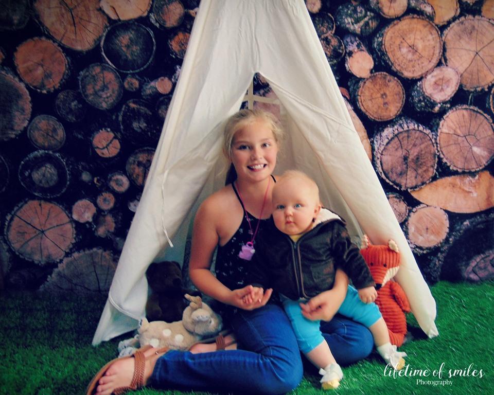 Kate Autumn Wooden Pile Backdrop for Photography Designed By Moements Photography - Kate Backdrop AU