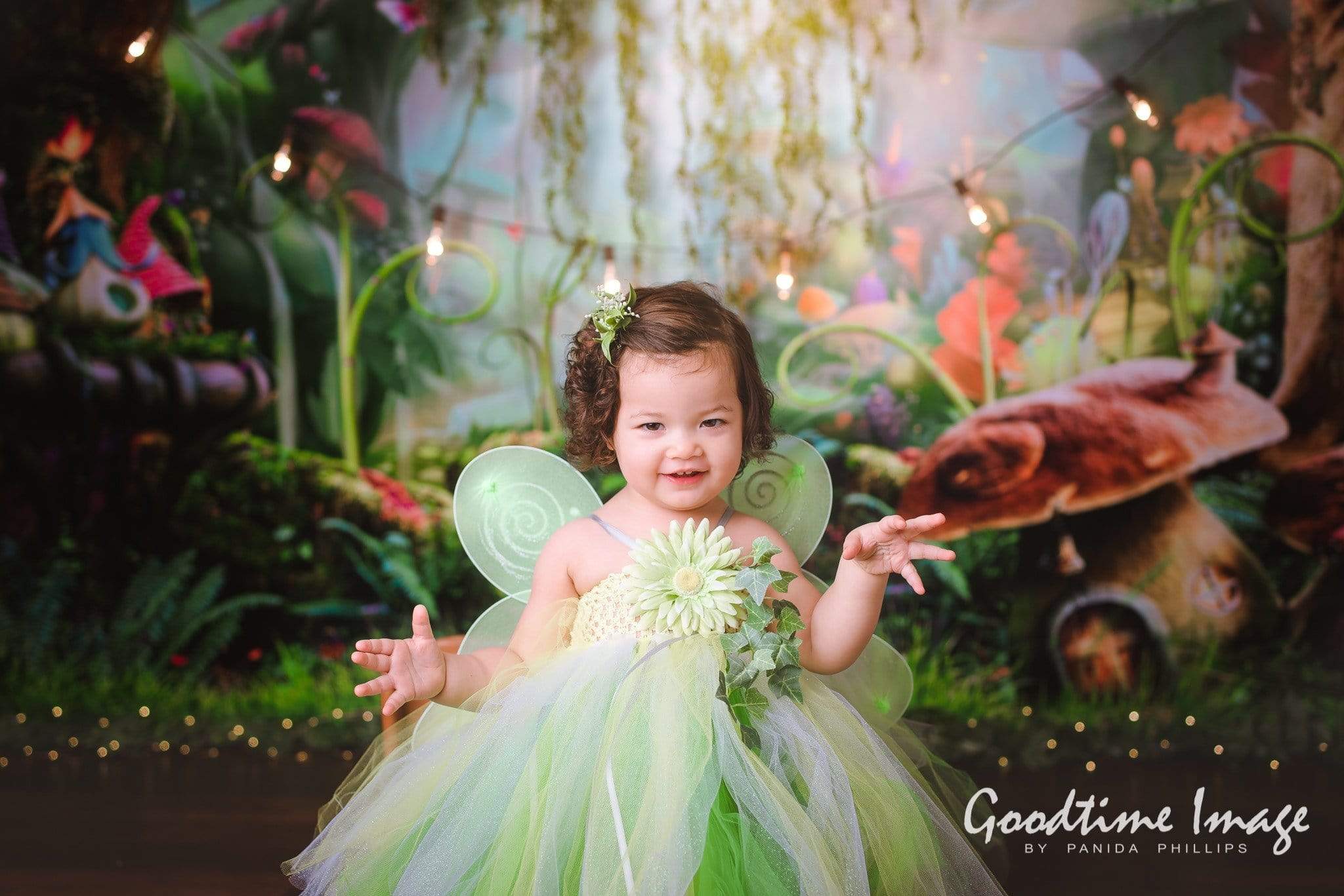 Kate Children Fairy Tale Wonderland Forest Mushrooms Backdrops - Kate Backdrop AU