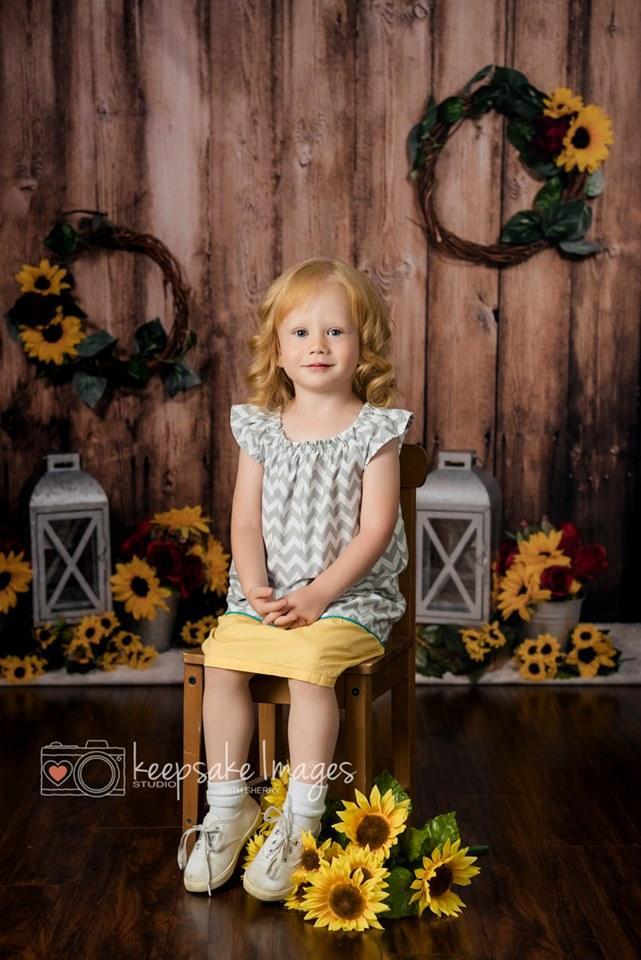 Kate Sunflowers Lanterns Backdrop for Photography Designed By Stacilynnphotography - Kate Backdrop AU