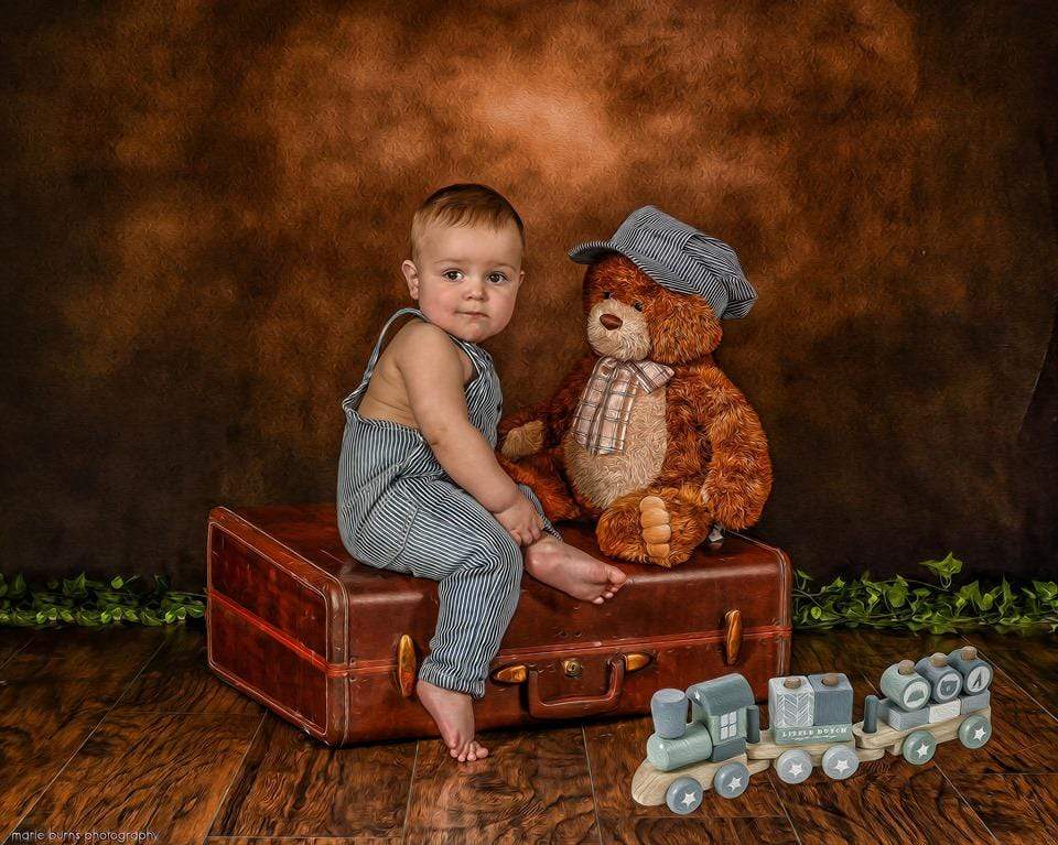 Kate Brown Abstract Texture Old Master Style Backdrop - Kate Backdrop AU