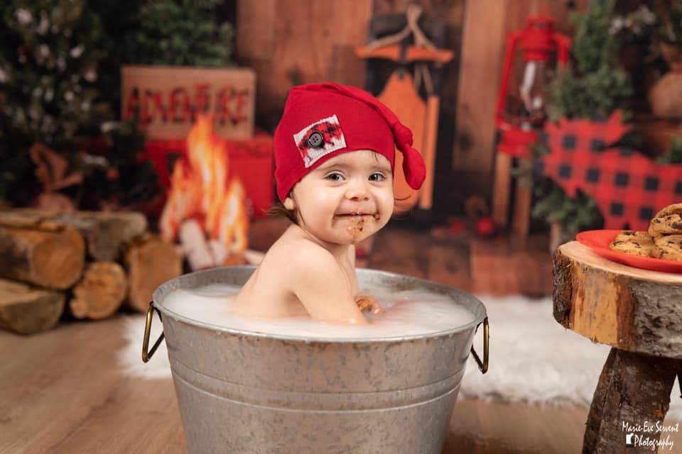 Kate Wood Xmas Toy Christmas Backdrop - Kate Backdrop AU