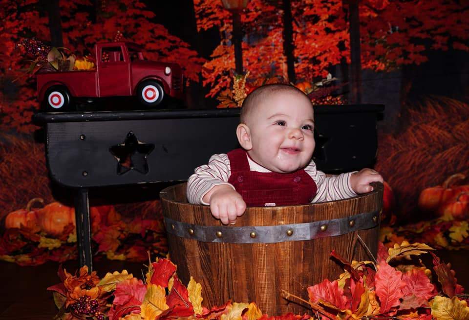 Kate Fall Maple Leaves Thanksgiving Pumpkin Backdrop for Photography Designed By Jerry_Sina - Kate Backdrop AU