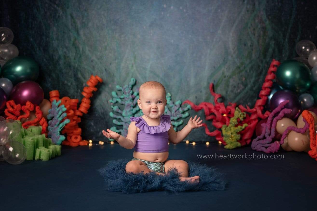 Kate Underwater Mantle Backdrop for Photography Designed by Modest Brushes - Kate Backdrop AU