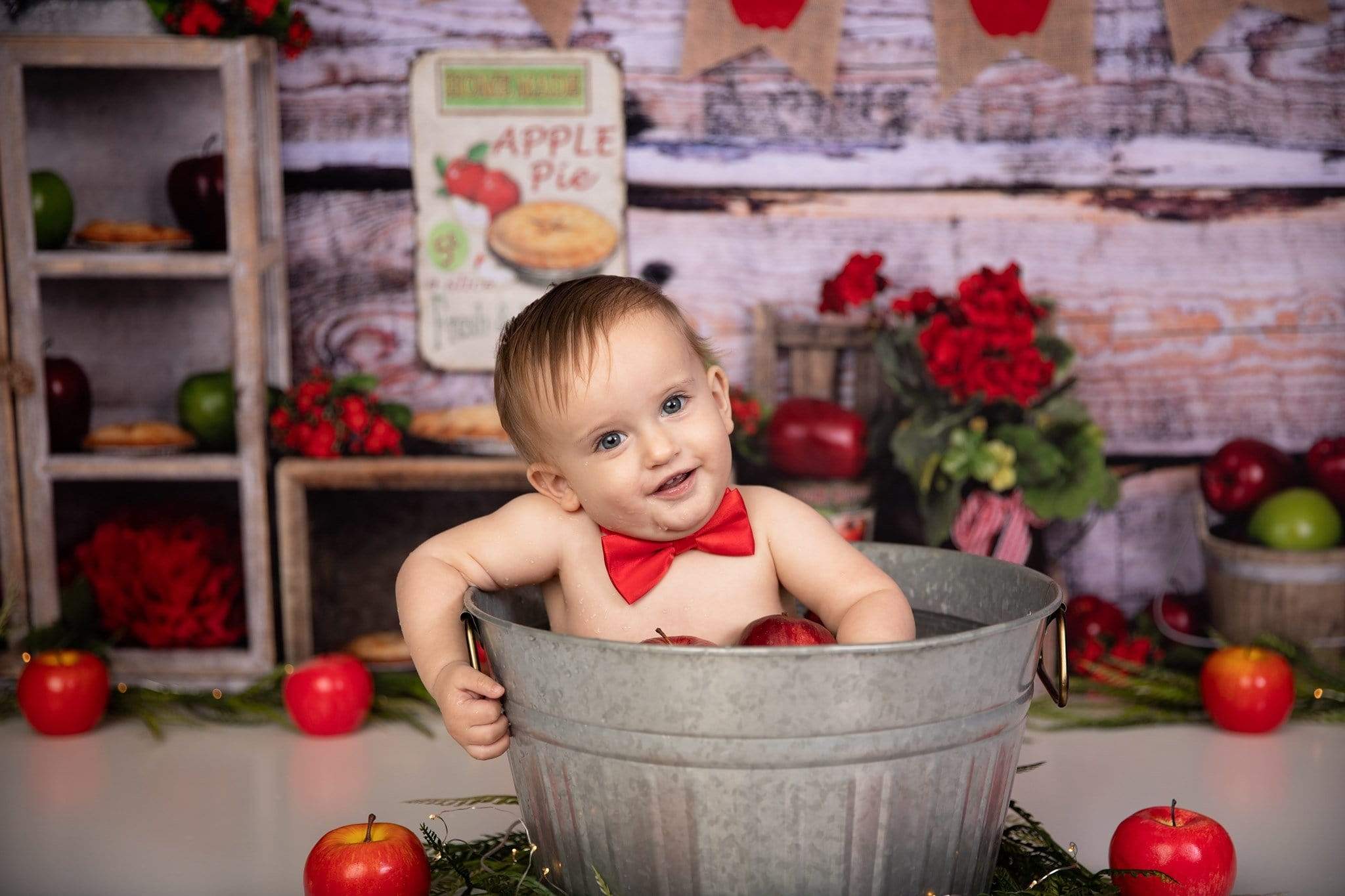 Kate Summer Apple Pie Cake Smash Children Backdrop - Kate Backdrop AU