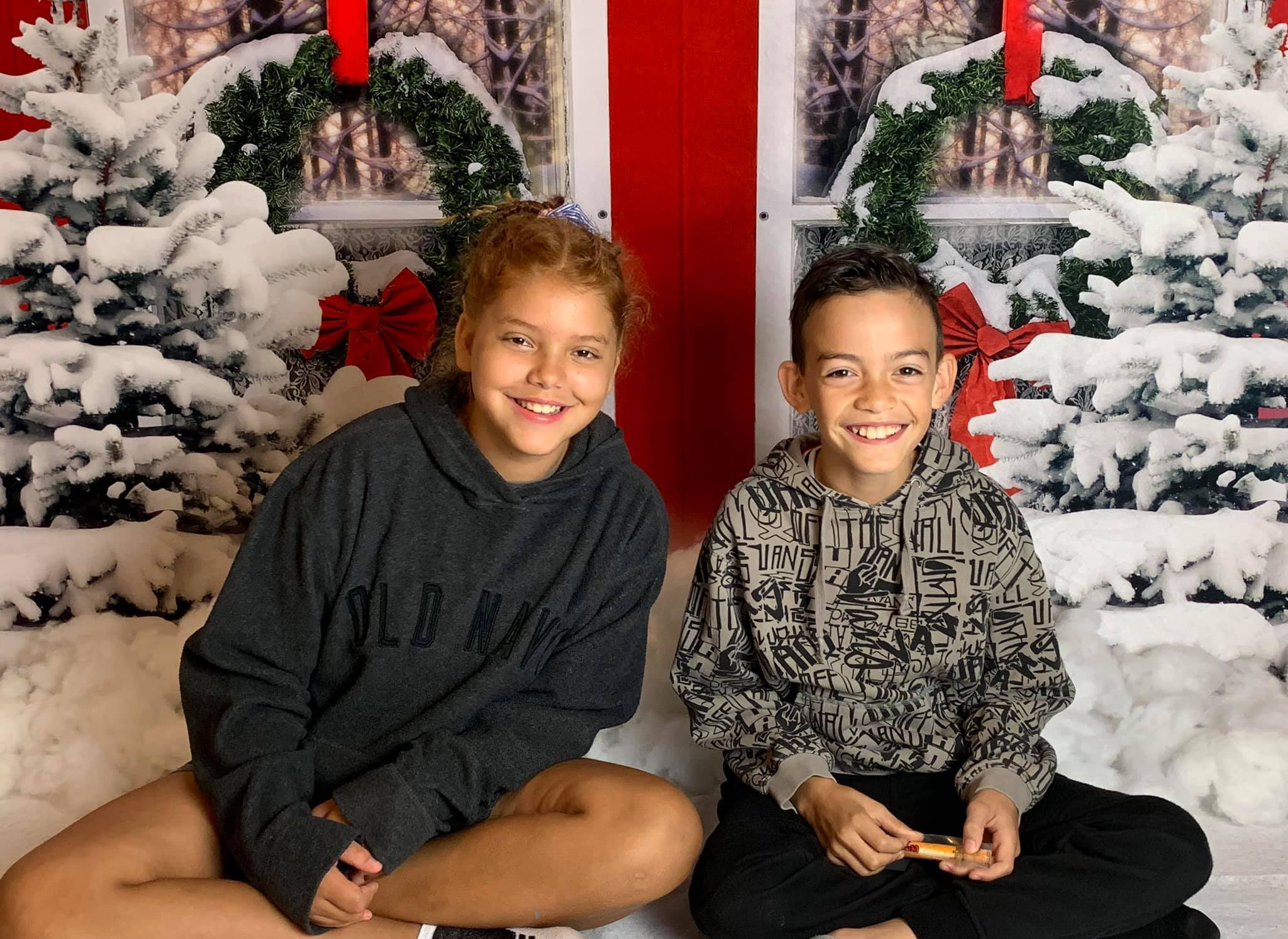 Kate Winter Snowy Pinetrees Red Window View Backdrop Designed By Jerry_Sina - Kate Backdrop AU