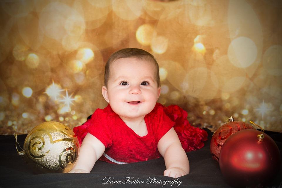 Kate Light Golden Bokeh Glitter Backdrop for Children - Kate Backdrop AU