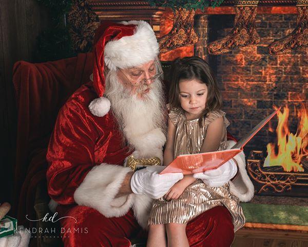 Kate Christmas Fireplace Backdrop Photography - Kate Backdrop AU