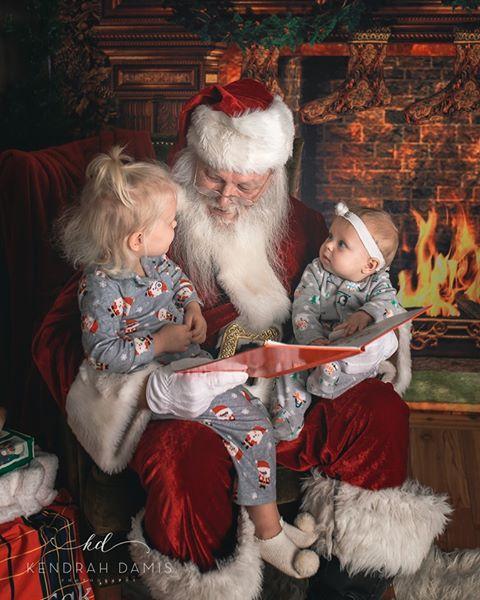 Kate Christmas Fireplace Backdrop Photography - Kate Backdrop AU