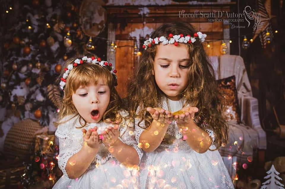 Kate Vintage Christmas Backdrop for Family Photography - Kate Backdrop AU