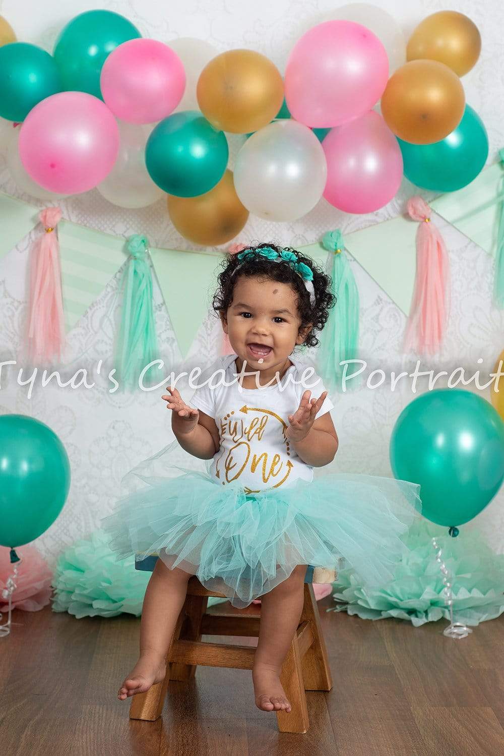 Kate Minty Fresh Celebrations Backdrop for Children Photography Designed By Tyna Renner - Kate Backdrop AU