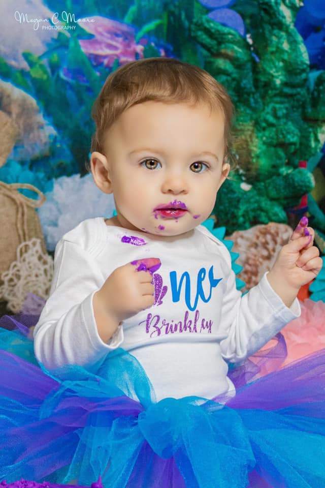Kate mermaid under sea 1st birthday cake smash summer Backdrop designed by studio gumot - Kate Backdrop AU